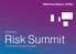 EINLADUNG. Risk Summit Frankfurt am Main