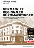 GERMANY 21: REGIONALER BÜROMARKTINDEX