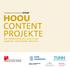 HOOU CONTENT PROJEKTE. der Vorprojektphase 2015 / 16 der Hamburg Open Online University