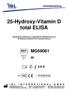 25-Hydroxy-Vitamin D total ELISA