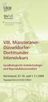 VIII. Münsteraner- Düsseldorfer- Dortmunder Intensivkurs