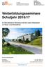 Weiterbildungsseminare Schuljahr 2016/17