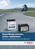 Zuverlässig starten, sicher ankommen. Motorrad-Batterien von Bosch
