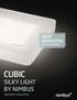 NEUE VARIANTEN NEW VERSIONS CUBIC SILKY LIGHT BY NIMBUS. Deckenleuchte / Ceiling luminaire