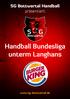 Handball Bundesliga unterm Langhans