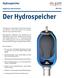 Der Hydrospeicher. Hydrospeicher. Allgemeine Informationen OSP 030