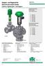 Absperr- und Regelventile Shut-off and control valves Zawory regulacyjne i odcinające