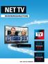 NET TV BEDIENUNGSANLEITUNG