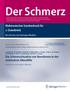 Deutsche Gesellschaft zum Studium des Schmerzes. Published by Springer-Verlag - all rights reserved 2012