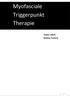 Myofasciale Triggerpunkt Therapie. Tobias Jakob Markus Pschick