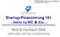 Startup-Finanzierung Intro to VC & Co. -
