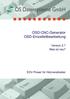 OSD-CNC-Generator OSD-Einzelteilbearbeitung