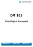 DM 162 S-DIAS Digital Mischmodul
