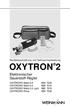 OXYTRON 2. Elektronischer Sauerstoff-Regler. Gerätebeschreibung und Gebrauchsanweisung