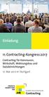 Einladung. 11. Contracting-Kongress Contracting für Kommunen, Wirtschaft, Wohnungsbau und Sozialeinrichtungen 17. Mai 2017 in Stuttgart