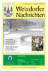 Weixdorfer. Nachrichten. Februarschnee. Besuchen Sie uns auf  Aus dem Inhalt. Partnergemeinde Brühl, Rhein-Neckar-Kreis