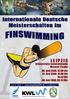 51. Deutsche Meisterschaften und Deutsche Mastersmeisterschaften im Finswimming