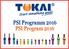 PSI Programm 2016 PSI Program 2016