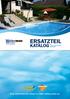 ERSATZTEIL. KATALOG für SUMMER. Für die Marken Planet Pool, Summer Fun, Zodiac, Wülfing & Hauck uvm. Schwimmbad-Zubehör 2016/2017