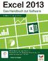 Excel 2013 Das Handbuch zur Software. von Helmut Vonhoegen