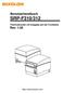 Benutzerhandbuch SRP-F310/312 Thermodrucker mit Ausgabe auf der Frontseite Rev. 1.02