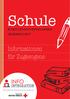 Schule. Informationen für Zugezogene IN DER DEUTSCHSPRACHIGEN GEMEINSCHAFT BERATUNGSSTELLE FÜR MIGRATION UND INTEGRATION