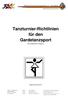 Tanzturnier-Richtlinien für den Gardetanzsport