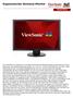 Der VG2438Sm von ViewSonic ist ein High-Performance-Multimedia-Display mit Merkmalen für beste Ergonomie, einschließlich Neigungswinkeln von -5 bis