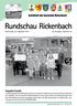 ) 0 / )2/3 / Exkursion zur Abwasserreinigungsanlage. Amtsblatt der Gemeinde Rickenbach. Musik-Projekt Plombières musique pur plombières