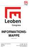 INFORMATIONS- MAPPE. Stand Congress Leoben Altes Rathaus Hauptplatz Leoben Austria