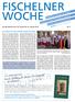 FISCHELNER WOCHE. Für die Woche vom 10. Januar bis 16. Januar 2015 Nr. 2