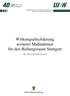 Wirkungsabschätzung weiterer Maßnahmen für den Ballungsraum Stuttgart. Teilbericht Maßnahmenbetrachtung