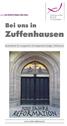 Zuffenhausen. Bei uns in. Gemeindebrief der Evangelischen Kirchengemeinde Stuttgart-Zuffenhausen. Nr. 4/2017 Sept. Okt. Nov.
