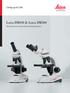 Leica DM100 & Leica DM300. Mikroskope für die nächste Wissenschaftlergeneration