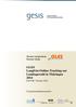 GLES Langfrist-Online-Tracking zur Landtagswahl in Thüringen 2014 ZA5740, Version Fragebogendokumentation