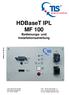 HDBaseT IPL MF 100 Bedienungs- und Installationsanleitung