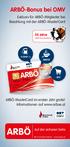 ARBÖ-Bonus bei OMV. Exklusiv für ARBÖ-Mitglieder bei Bezahlung mit der ARBÖ-MasterCard