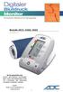 Digitaler. Modelle 6021, 6022, 6023 Handbuch. Erweiterte Blutdruckmessgeräte
