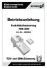 Betriebsanleitung. Funk-Abluftsteuerung FDS 200. TÜV- und DIBt-Zulassung. Elektrotechnik Elektronik. Art.-Nr.: