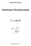 Physikalische Chemie Statistische Thermodynamik