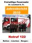 Freiwillige Feuerwehr. St. Leonhard b. Fr. Jahresbericht Retten Löschen Bergen -