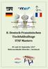 utsch-französische sischen Tischf ge ITSF Masters ischfußballtage