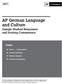 AP German Language and Culture
