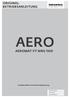 ORIGINAL BETRIEBSANLEITUNG AERO AEROMAT VT WRG Schalldämmlüfter mit Wärmerückgewinnung. Fenstersysteme Türsysteme Komfortsysteme