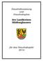 Haushaltssatzung und Haushaltsplan. des Landkreises Hildburghausen