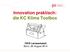 Innovation praktisch: die KC Klima Toolbox. FATA Lernwerkstatt Bonn, 26. August 2014