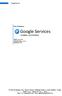 Google Services. Installation und Schnellstart