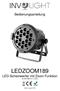 LEDZOOM189 LED-Scheinwerfer mit Zoom Funktion 18x 9W RGB 3-in-1 LED's,