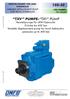 TXV PUMPE- TXV PUMP Verstellpumpe für LKW-Hydraulik: Drücke bis 400 bar Variable displacement pump for truck hydraulics: pressures up to 400 bar