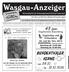 Wasgau-Anzeiger BUNDENTHALER KERWE. mit den amtlichen Bekanntmachungen. Wochenblatt für die Verbandsgemeinde Dahner Felsenland